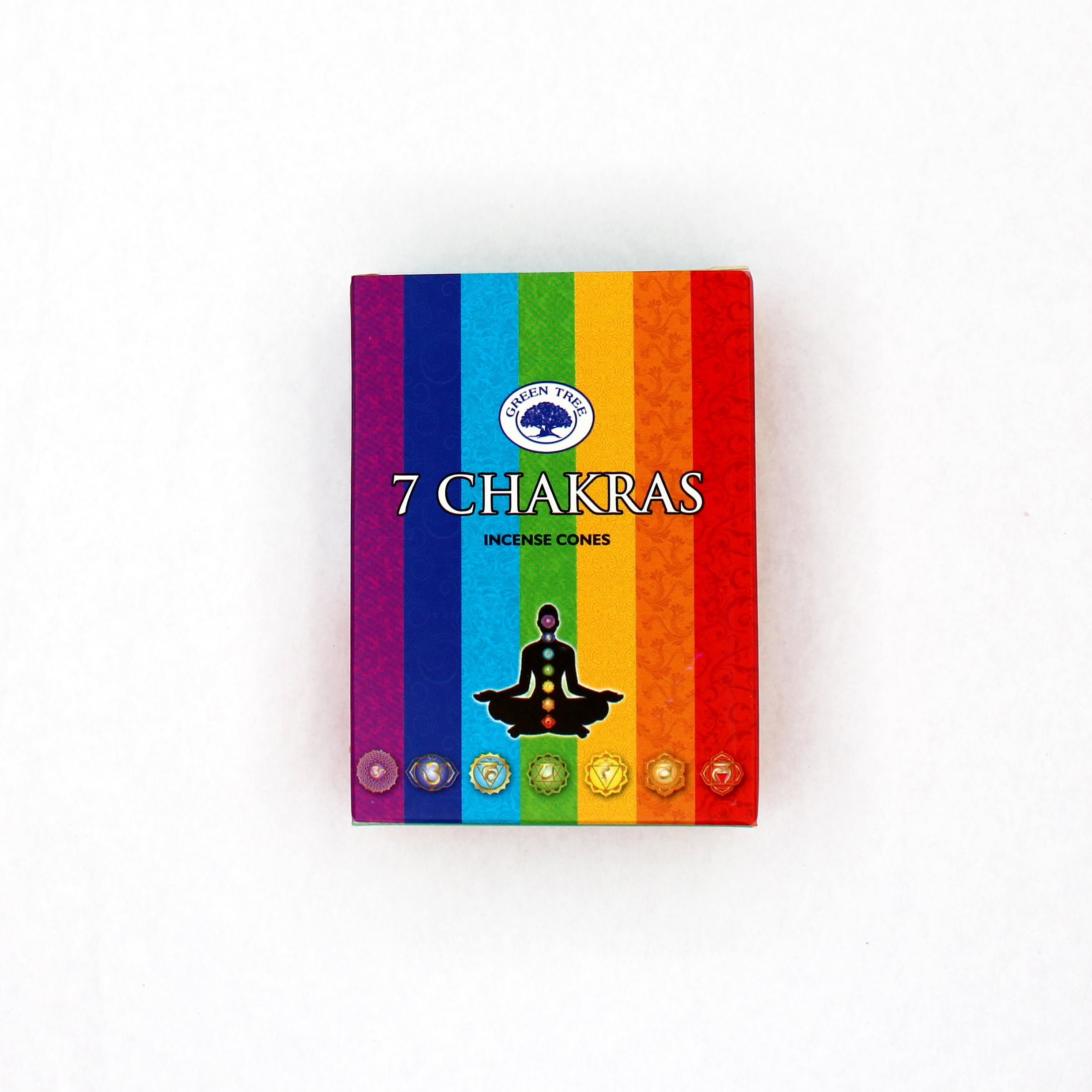 Incense - 7 Chakras Incense Cones GREEN TREE